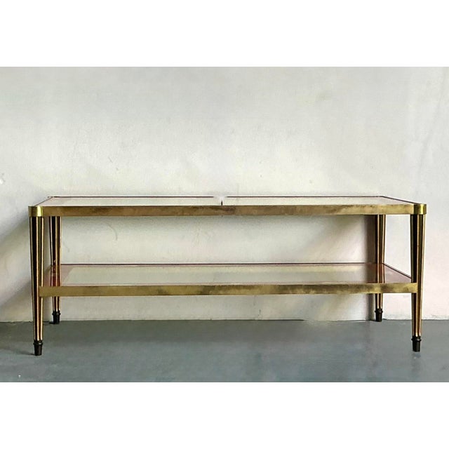 Vintage Asian Eglomise Coffee Table For Sale - Image 10 of 12