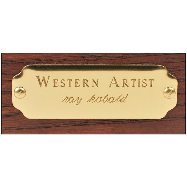 1990s Western Artist, Ray Kobald For Sale In Minneapolis - Image 6 of 6