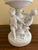Antique Italian Neoclassical Porcelain Reticulated Basket on Pedestal With Putti For Sale In South Bend - Image 6 of 10