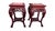 Early 20th Century Antique Carved Asian Marble Top Chinese Stands a Pair For Sale - Image 5 of 12