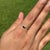14k Gold Natural Baguette Blue Sapphire Diamond Stacking Thin Band Ring Size 6.5 For Sale In New York - Image 6 of 16