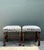 Vintage Carved Wood Low Stools - A Pair For Sale - Image 10 of 12