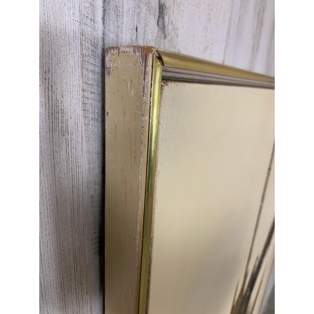 Vintage Brutal Skyline Painting on Canvas Chairish