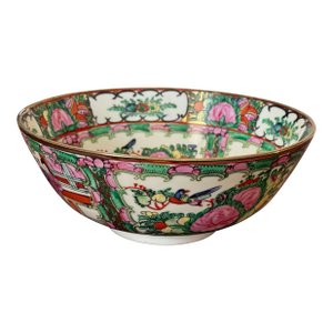 Rose Canton Centerpiece Bowl