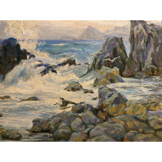 Oil Painting Gurzuf K. P. Inzavicius For Sale - Image 4 of 10