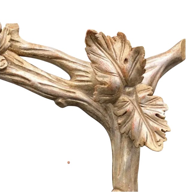 Traditional 18th C Style Regency White Gold Giltwood Designer Twig Mirror For Sale - Image 3 of 3