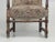 Wood Antique French Armchair in the Style of Louis XIII in Unrestored Condition For Sale - Image 7 of 12