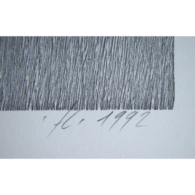 Franz Eggenschwiler, Lichtung II, 1992, Original Woodcut For Sale - Image 7 of 15