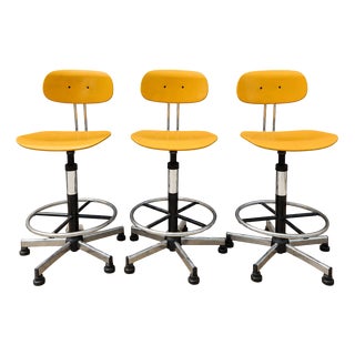 Vintage Bauhaus Work Stool, 1970s For Sale