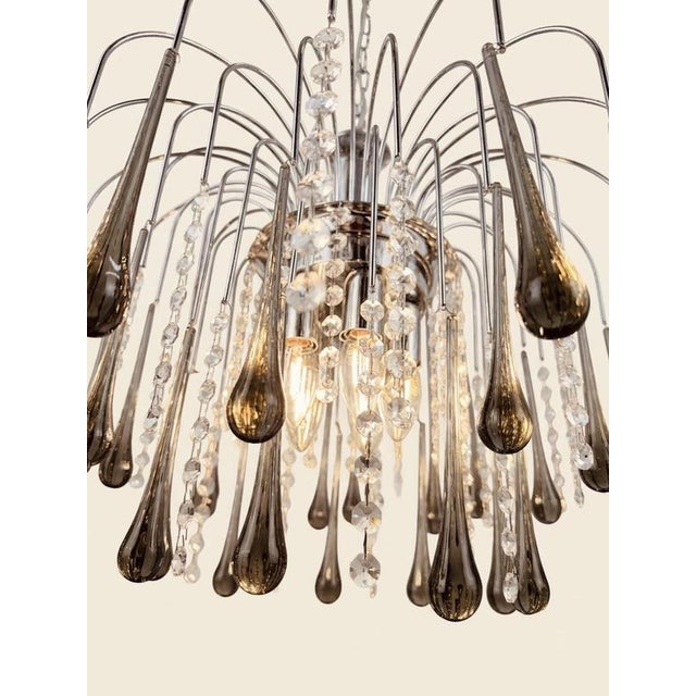 Mid-Century Murano Glass Chandelier by Paolo Venini, 1970s For Sale - Image 3 of 4