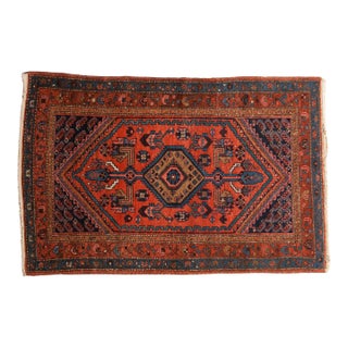 Vintage Kurdish Hamadan Rug - 3'3" x 5' For Sale