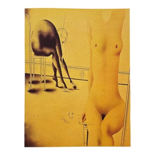 Paul Wunderlich 44 Personnage en Jaune 1974 For Sale