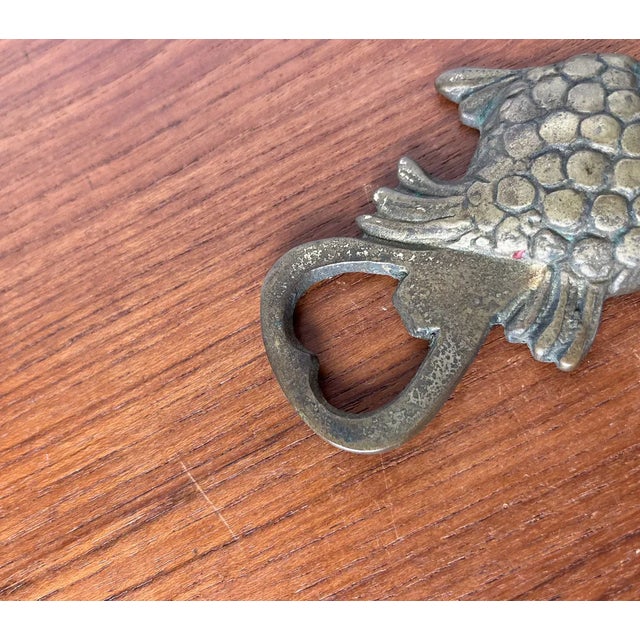 Mid-Century Modern Mid-Century Fish Bottle Opener in Brass, 1960s For Sale - Image 3 of 8