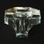 Crystal Ashtray with Mirror Base, 1960s For Sale - Image 10 of 15