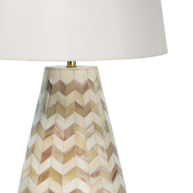 Not Yet Made - Made To Order Regina Andrew Cassia Chevron Table Lamp in Natural For Sale - Image 5 of 7