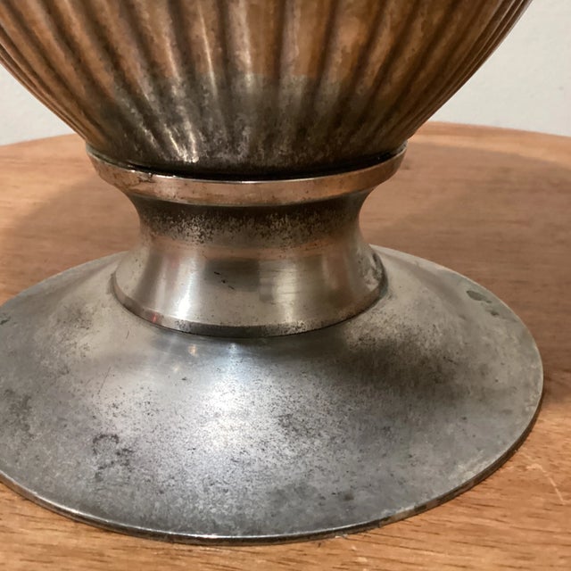 Mid 20th Century Mid 20th Century Silvered Metal Champagne Bucket India For Sale - Image 5 of 12