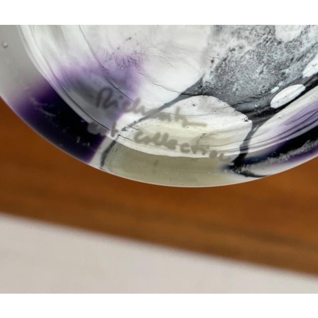 Glass Vintage German Glass Vase and Goblet by Hans Jürgen Richartz for Richartz Art Collection, Set of 2 For Sale - Image 7 of 18