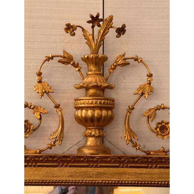 Pair of Vintage Giltwood Mirrors in the Neoclassical Manner For Sale - Image 11 of 11