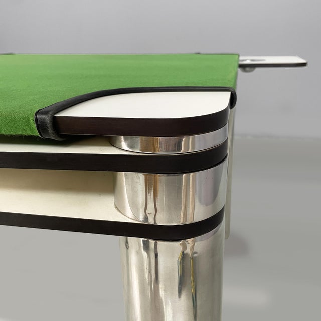 Metal Italian Modern Game Table from Zanotta, 1970s For Sale - Image 7 of 18