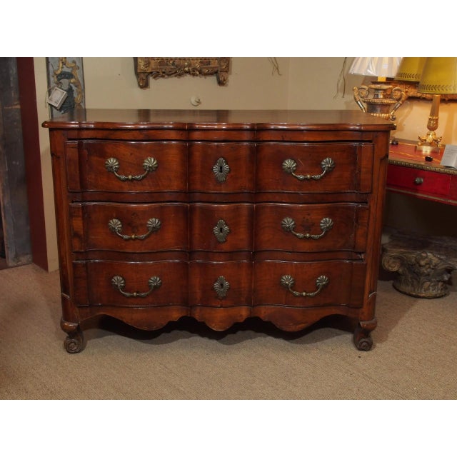Louis XV Walnut Commode For Sale - Image 9 of 9