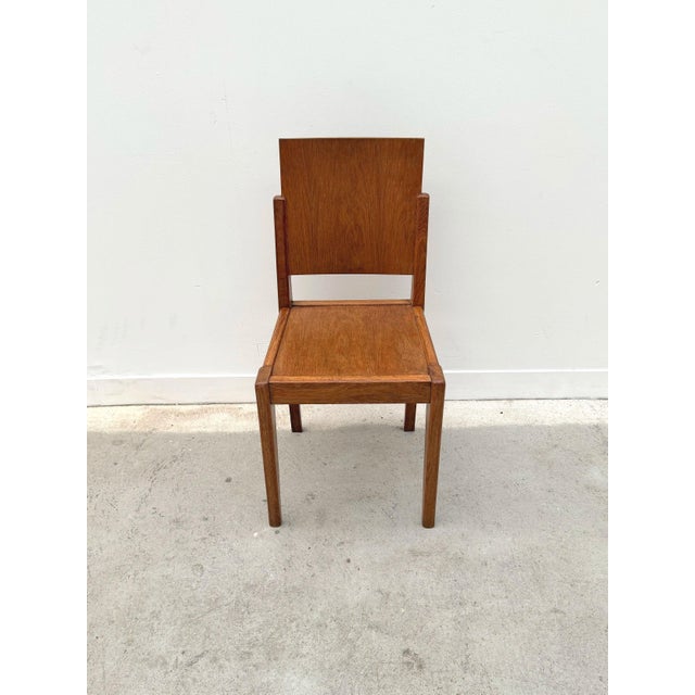 Vintage Wooden Chair, France, 1950 For Sale - Image 4 of 11