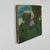 Folk Art Lovely Naive Folk Art Primitive Antique Painting of a White Cottage in a Rural Green Field Scene For Sale - Image 3 of 9