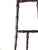 Wood Faux Bamboo Floor Easel Display Stand Foldable Wood Easel Dark Brown Finish For Sale - Image 7 of 14