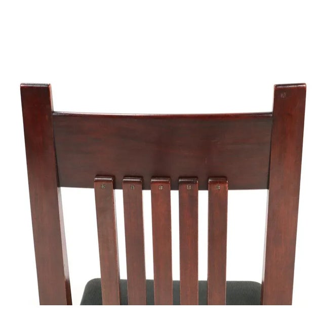 Wood Art Deco Modernist Mahogany High Back Chair by Hendrik Wouda for Pander, 1924 For Sale - Image 7 of 11
