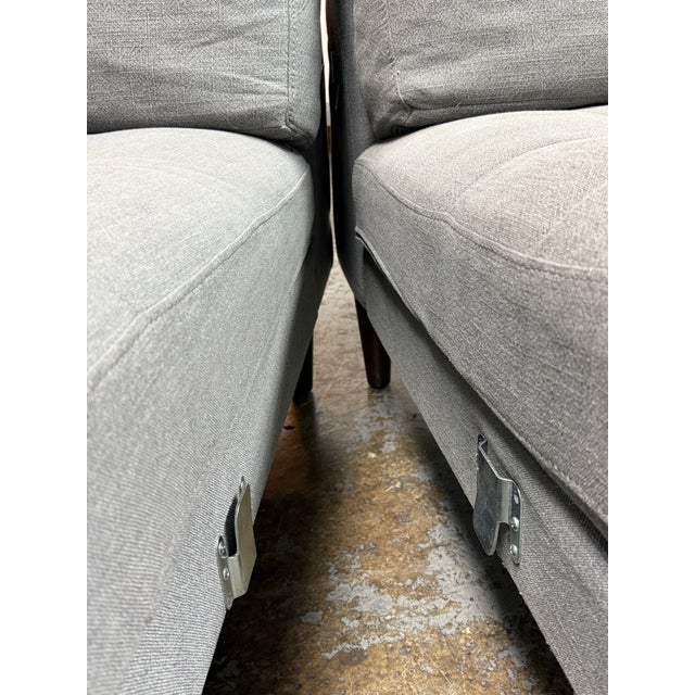 Hd Buttercup Stoneslate Sectional For Sale - Image 10 of 12