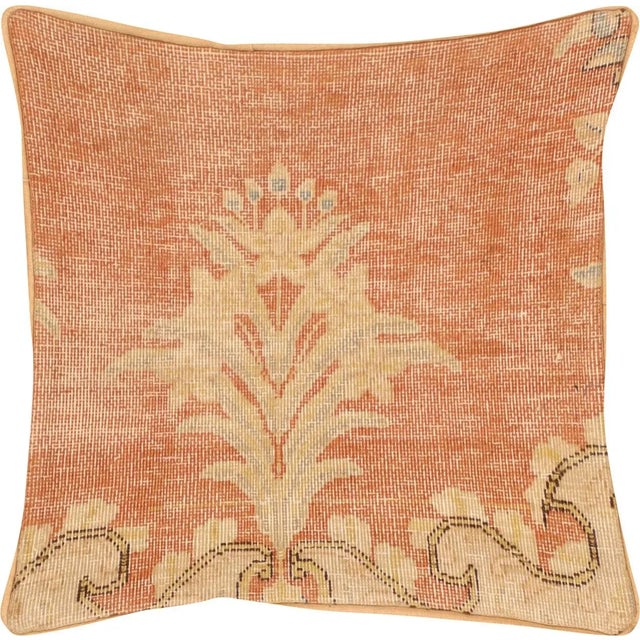 1960s Persian Kerman Pillow. Hand woven in the Kerman region of Iran. Fiber fill. 523206