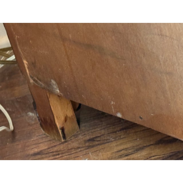 1930s Art Deco Inlaid Wood Bakelite Pulls 5 Drawer Dresser For Sale - Image 13 of 16