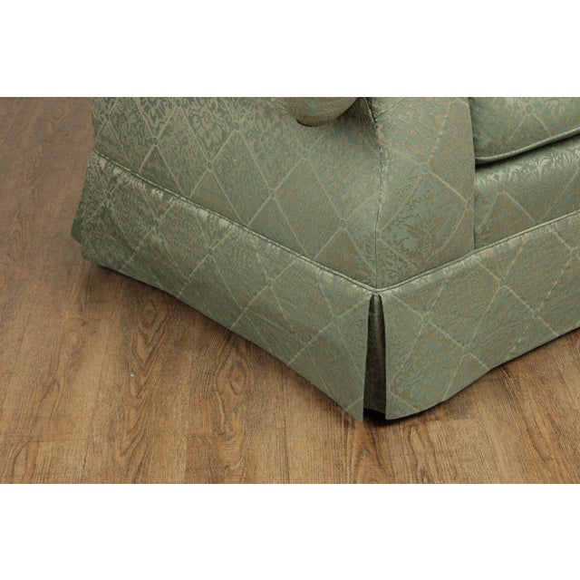 EJ Victor Vintage Camelback Loveseat Sofa For Sale - Image 9 of 12