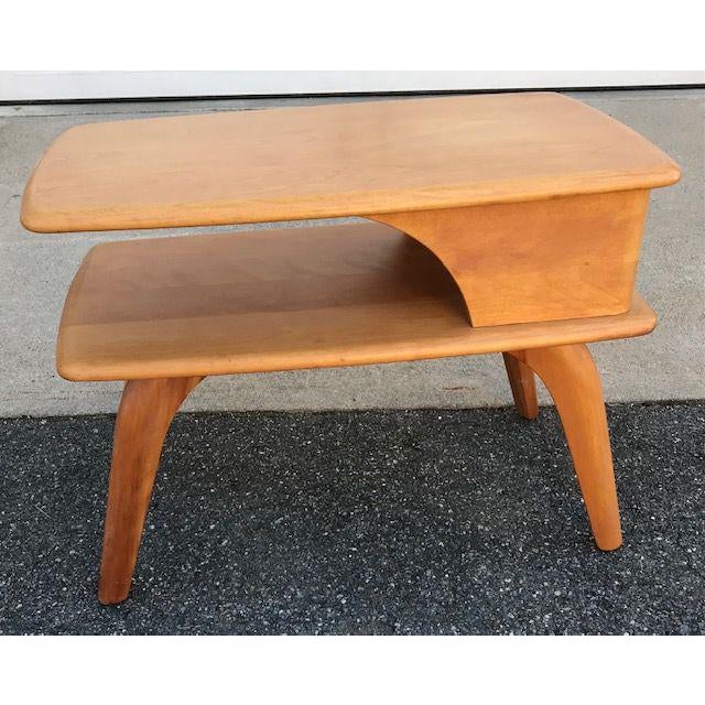 Heywood Wakefield Mid Century Modern Step End Table Chairish