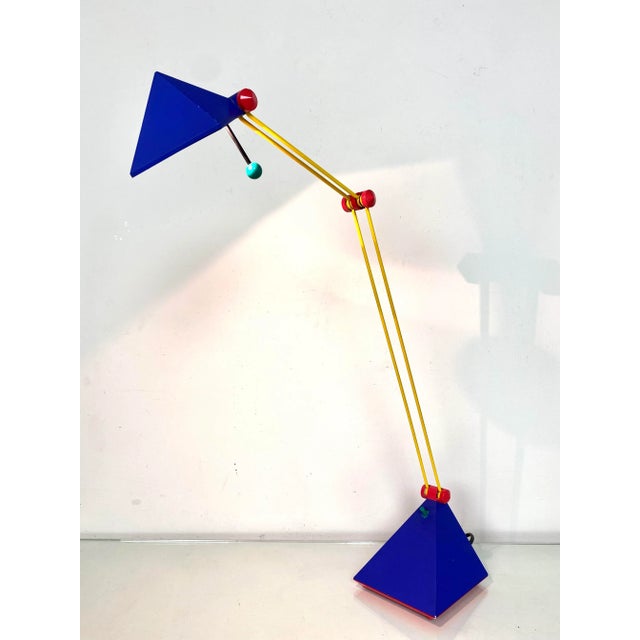 Italian postmodern design 1980s Desk Lamp, manufactured by Brilliant Leuchten AG. This lamp is typical postmodern in...