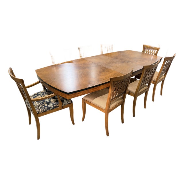 Emerson Heirlooms Dining Table With 8 Chairs For Sale