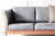 Mid-Century Modern Mid-Century Danish Grey Leather 3-Seater Sofa from Mogens Hansen, 1960s For Sale - Image 3 of 9