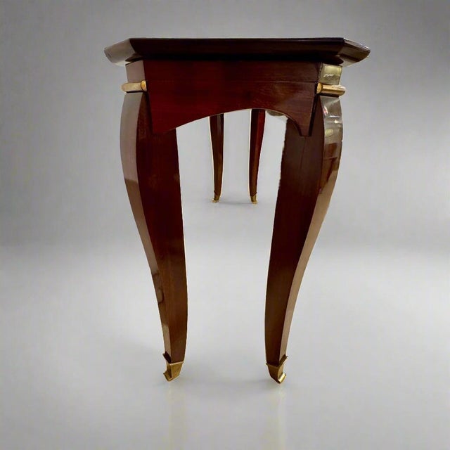 Mid-20th Century Large Art Deco Console designed by Maurice Rinck, France For Sale - Image 12 of 18