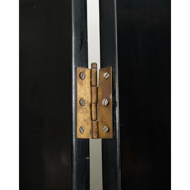 Chinese Six Panel Carved Soapstone Coromandel Lacquer Screen For Sale - Image 10 of 18