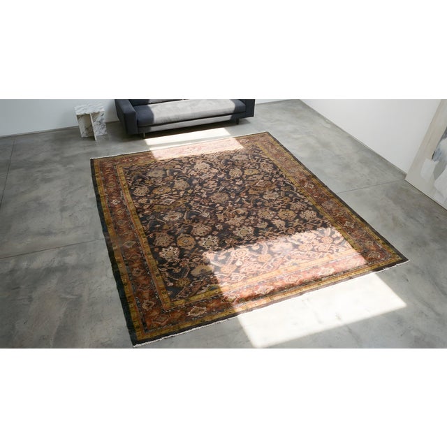 Late 19th Century Persian Malayer Carpet ( 6'2" x 7' - 188 x 213 cm ) For Sale - Image 9 of 9