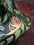 Art Nouveau Antique Moser Bohemian Glass Emerald Green Gilded Vase For Sale - Image 3 of 11