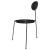 Metal Black Centro Chair by OK Design For Sale - Image 7 of 7