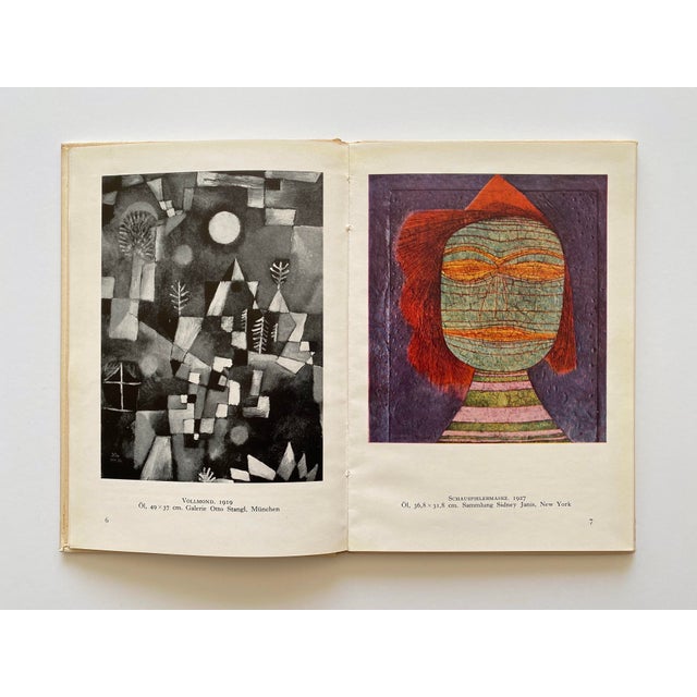 Paul Klee Paul Klee Vintage 1955 First Edition Lithograph Print Hardcover Mid Century Modernist Art Book For Sale - Image 4 of 18