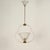1940s Murano Glass and Brass Flower Pendant Light from Barovier, Italy, 1940s For Sale - Image 5 of 11