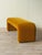 1980s Waterfall Bench in Golden Ochre Mohair For Sale In New York - Image 6 of 9
