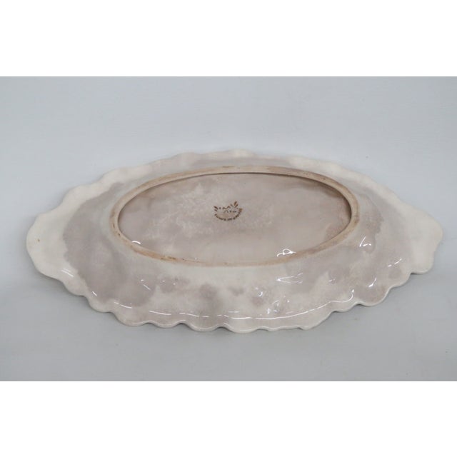 Japan Ceramic Bowl Tray 4642b For Sale - Image 4 of 14