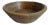Vintage Rustic Indian Teak Wood Bowl For Sale