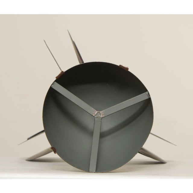 Metal 1990s Curtis Jere Postmodern Circular Geometric Sculpture For Sale - Image 7 of 13