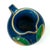 Ceramic Mid 20th Century Stunning Blue Green & Gold Ceramic Pitcher With Leafy Motif by Aldo Bitossi for Rosenthal For Sale - Image 7 of 13