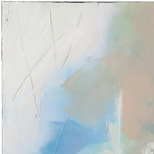 Abstract Amber Favre "The Secret Spot" Acrylic on Canvas Alla Prima Original Painting For Sale - Image 3 of 9