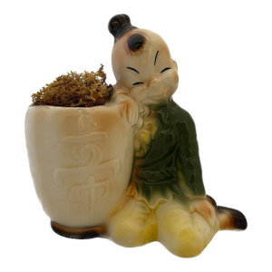 1990s Royal Copley Figure Planter